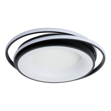 Brilagi - Dimmbare LED-Deckenleuchte FLARE LED/84W/230V 3000-6000K 47x51 cm schwarz + Fernbedienung