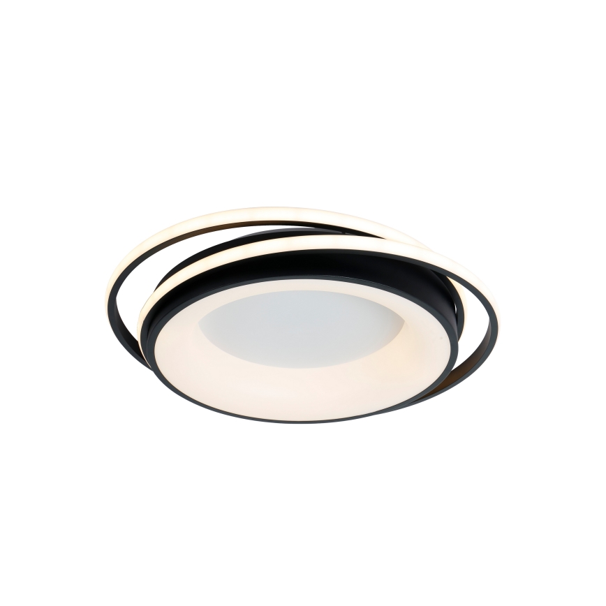 Brilagi - Dimmbare LED-Deckenleuchte FLARE LED/84W/230V 3000-6000K 47x51 cm schwarz + Fernbedienung