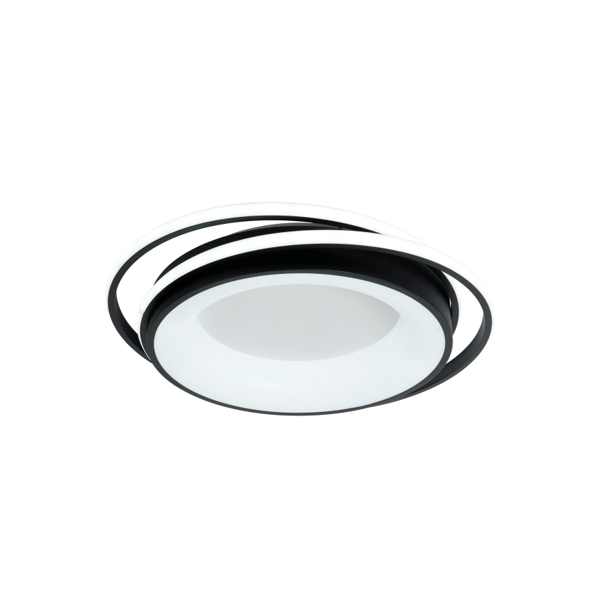 Brilagi - Dimmbare LED-Deckenleuchte FLARE LED/84W/230V 3000-6000K 47x51 cm schwarz + Fernbedienung