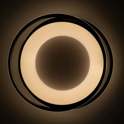 BRILAGI - Dimmbare LED-Deckenleuchte FLARE LED/84W/230V 3000-6000K 47x51 cm schwarz + Fernbedienung