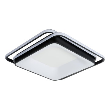 Brilagi - dimmbare LED-Deckenleuchte IRIS LED/102W/230V 3000-6000K 50x50 cm schwarz + Fernbedienung