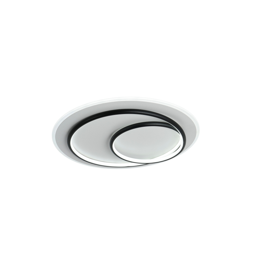 Brilagi - LED-dimmbare Deckenleuchte IRIS LED/70W/230V 3000-6000K Ø 50 cm weiß/schwarz + Fernbedienung