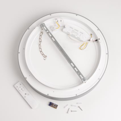 Brilagi - dimmbare LED-Deckenleuchte FALCON LED/40W/230V 3000-6500K Ø 45 cm grau + Fernbedienung