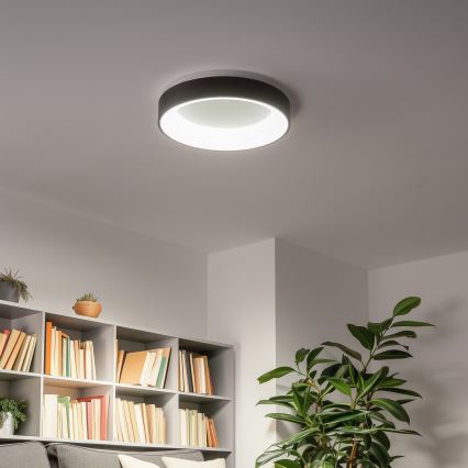 Brilagi - Dimmbare LED-Deckenleuchte FALCON LED/40W/230V 3000-6500K schwarz + Fernbedienung