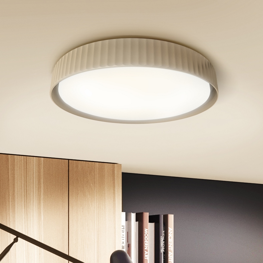 Brilagi - dimmbare LED-Deckenleuchte LUCIA LED/48W/230V 3000-6500K Ø 41 cm beige + Fernbedienung