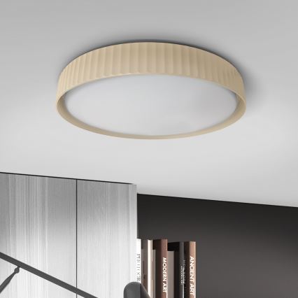 Brilagi - dimmbare LED-Deckenleuchte LUCIA LED/48W/230V 3000-6500K Ø 41 cm beige + Fernbedienung