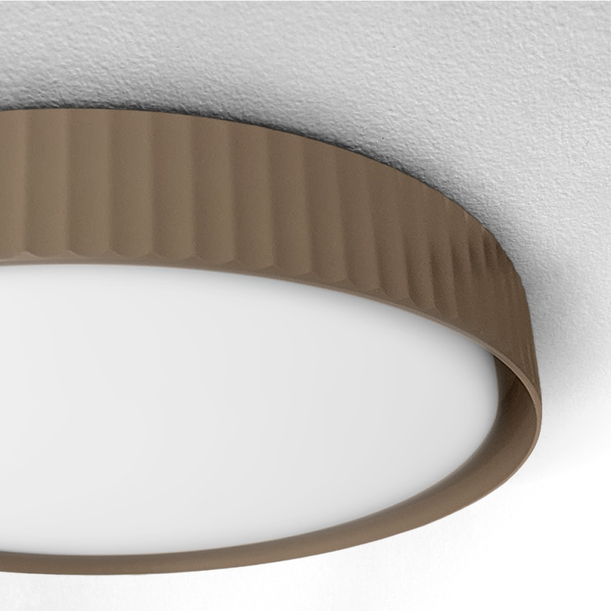 Brilagi - Dimmbare LED-Deckenleuchte LUCIA LED/48W/230V 3000-6500K Ø 41 cm braun + Fernbedienung