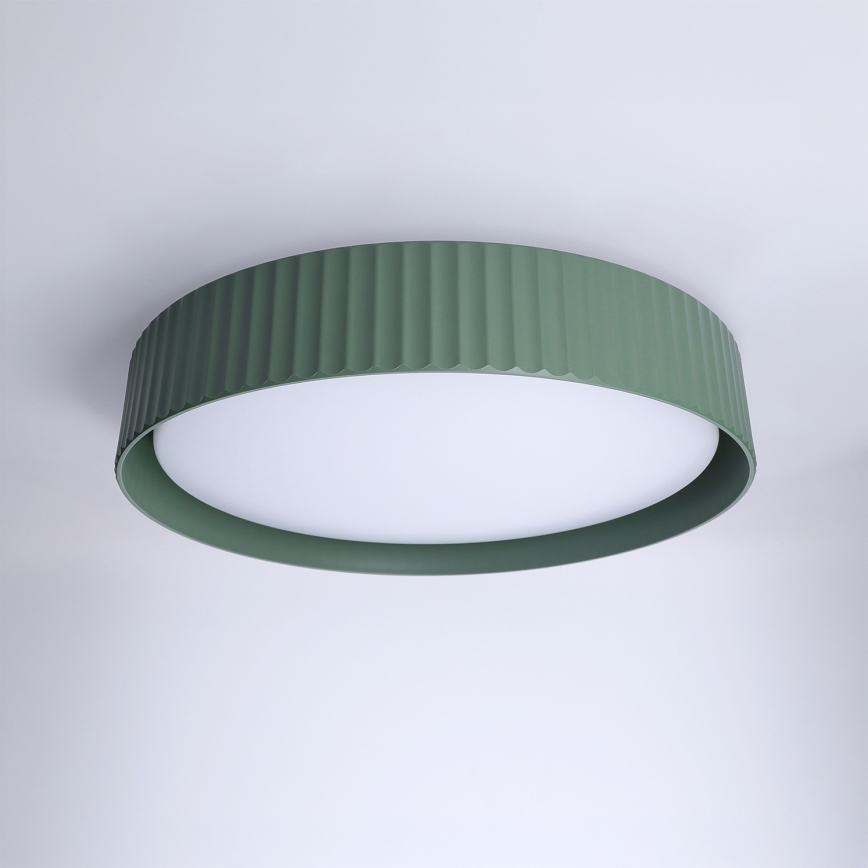 Brilagi - Dimmbare LED-Deckenleuchte LUCIA LED/48W/230V 3000-6500K Ø 41 cm grün + Fernbedienung
