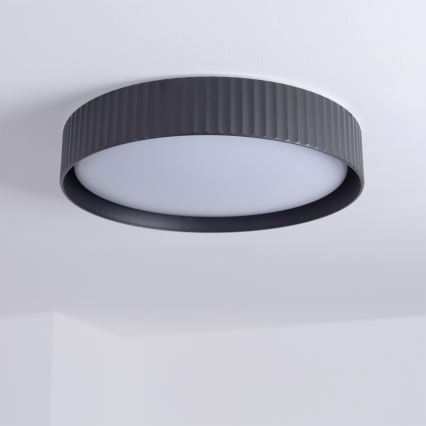 Brilagi - LED-dimmbare Deckenleuchte LUCIA LED/48W/230V 3000–6500K Ø 41 cm schwarz + Fernbedienung