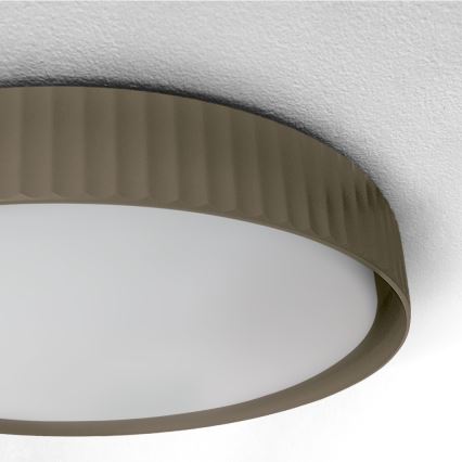 Brilagi - dimmbare LED-Deckenleuchte LUCIA LED/48 W/230 V 3000–6500 K Ø 41 cm Taupe + Fernbedienung