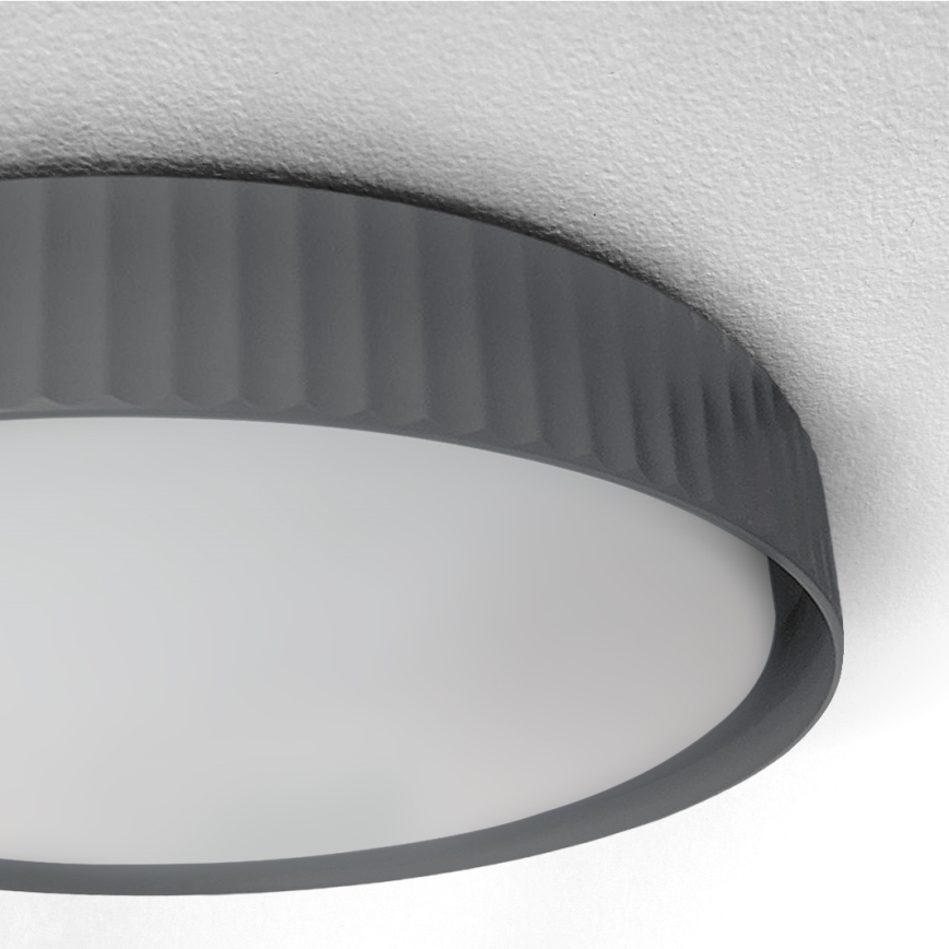Brilagi - LED-dimmbare Deckenleuchte LUCIA LED/60W/230V 3000-6500K Ø 59 cm grau + Fernbedienung