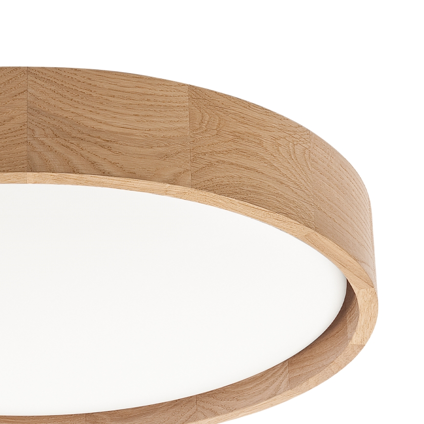 Brilagi - LED-dimmbare Deckenleuchte MANAROLA REMOTE LED/24W/230V 3000-6500K Ø 41 cm Eiche + Fernbedienung