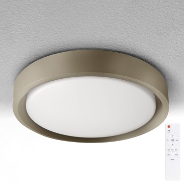 Brilagi - dimmbare LED-Deckenleuchte MATTEO LED/60W/230V 3000-6500K Ø 51,5 cm Taupe + Fernbedienung