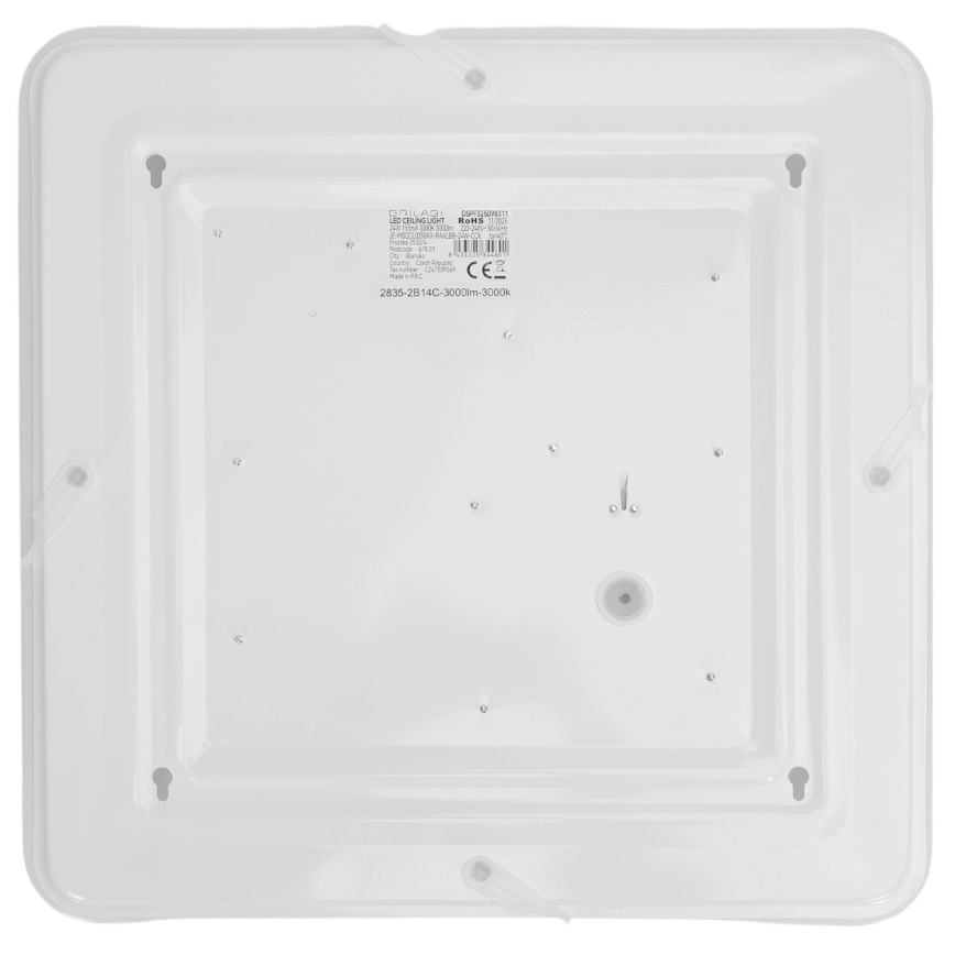 Brilagi - Dimmbare LED-Deckenleuchte MILKY WAY LED/24W/230V 3000-6500K 37x37 cm + Fernbedienung