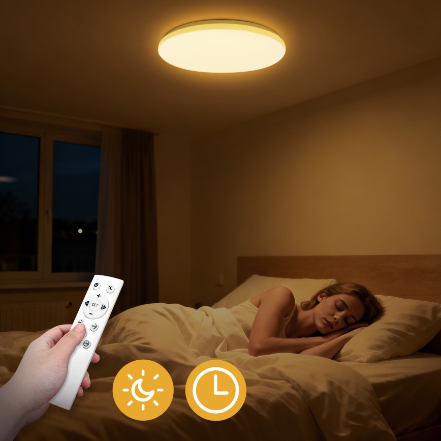 Brilagi - dimmbare LED-Deckenleuchte MILKY WAY LED/36W/230V 3000-6500K Ø 48 cm + Fernbedienung