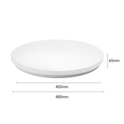 Brilagi - dimmbare LED-Deckenleuchte MILKY WAY LED/36W/230V 3000-6500K Ø 48 cm + Fernbedienung