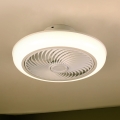 Brilagi - Dimmbare LED-Deckenleuchte mit Ventilator LED/30W/230V 3000-6500K weiß + Fernbedienung