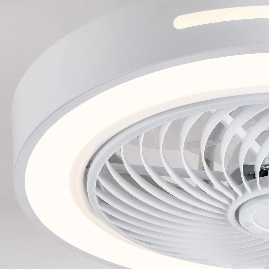 Brilagi - LED-dimmbare Deckenleuchte mit Ventilator LED/38W/230V 3000-6500K Ø 46 cm weiß + Fernbedienung