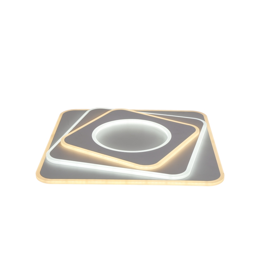 Brilagi - Dimmbare LED-Deckenleuchte MODERN LED/100W/230V 2700-6500K 48x48 cm + Fernbedienung
