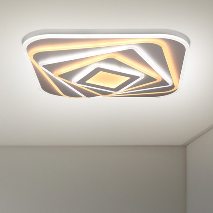 Brilagi - Dimmbare LED-Deckenleuchte MODERN LED/210W/230V 2700-6500K 55x55 cm + Fernbedienung