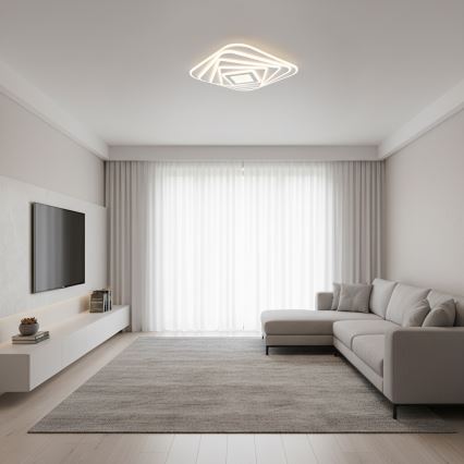 Brilagi - LED-dimmbare Deckenleuchte MODERN LED/210W/230V 3000-6000K 55x55 cm + Fernbedienung