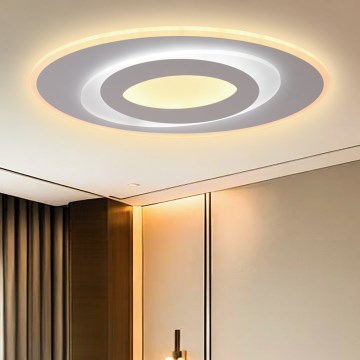 Brilagi - Dimmbare LED-Deckenleuchte MODERN LED/45W/230V 2700-6500K 20x40 cm + Fernbedienung