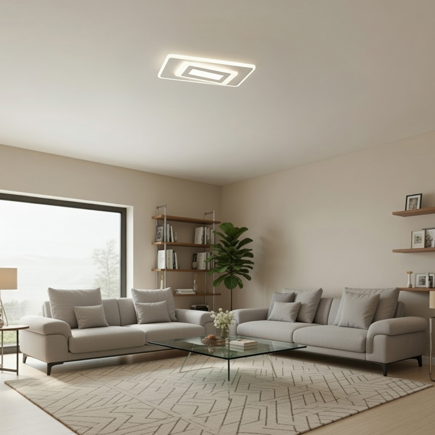 BRILAGI - Dimmbare LED-Deckenleuchte MODERN LED/51W/230V 3000-6000K 20x40 cm + Fernbedienung