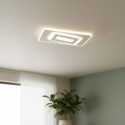 BRILAGI - Dimmbare LED-Deckenleuchte MODERN LED/51W/230V 3000-6000K 20x40 cm + Fernbedienung