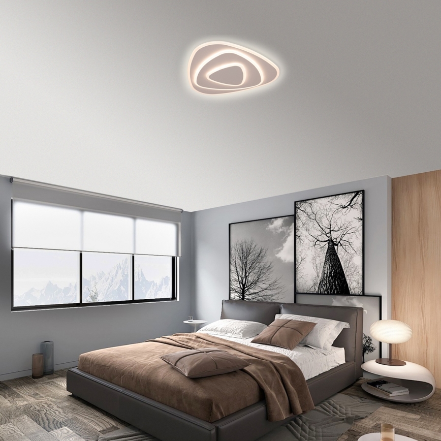 Brilagi - dimmbare LED-Deckenleuchte MODERN LED/58W/230V 3000-6000K 47x48,5 cm+ Fernbedienung