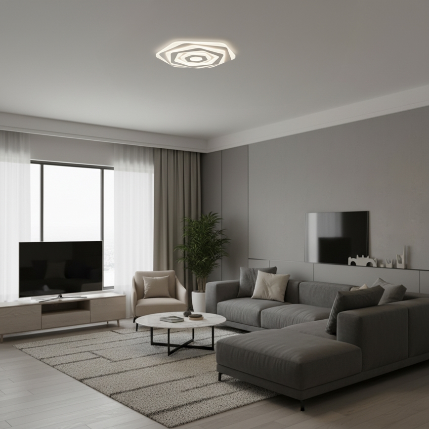 Brilagi - Dimmbare LED-Deckenleuchte MODERN LED/85W/230V 3000–6000K Ø 53 cm + Fernbedienung