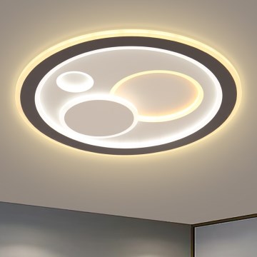 Brilagi - Dimmbare LED-Deckenleuchte MODERN LED/89W/230V 2700-6500K d 47 cm + Fernbedienung