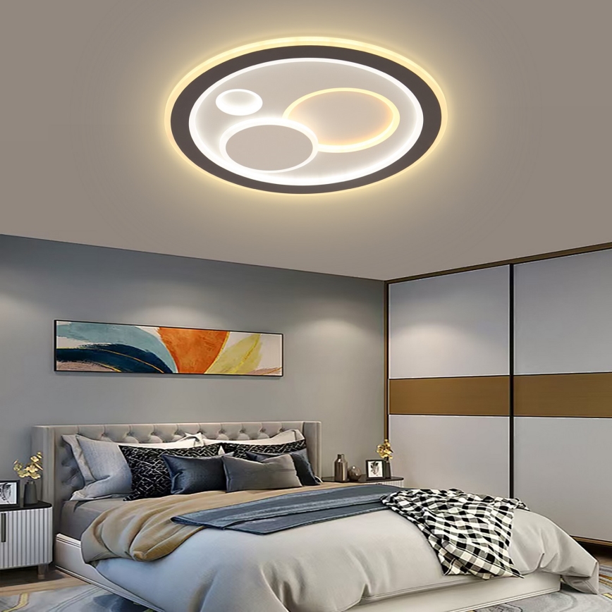 Brilagi - Dimmbare LED-Deckenleuchte MODERN LED/89W/230V 2700-6500K d 47 cm + Fernbedienung