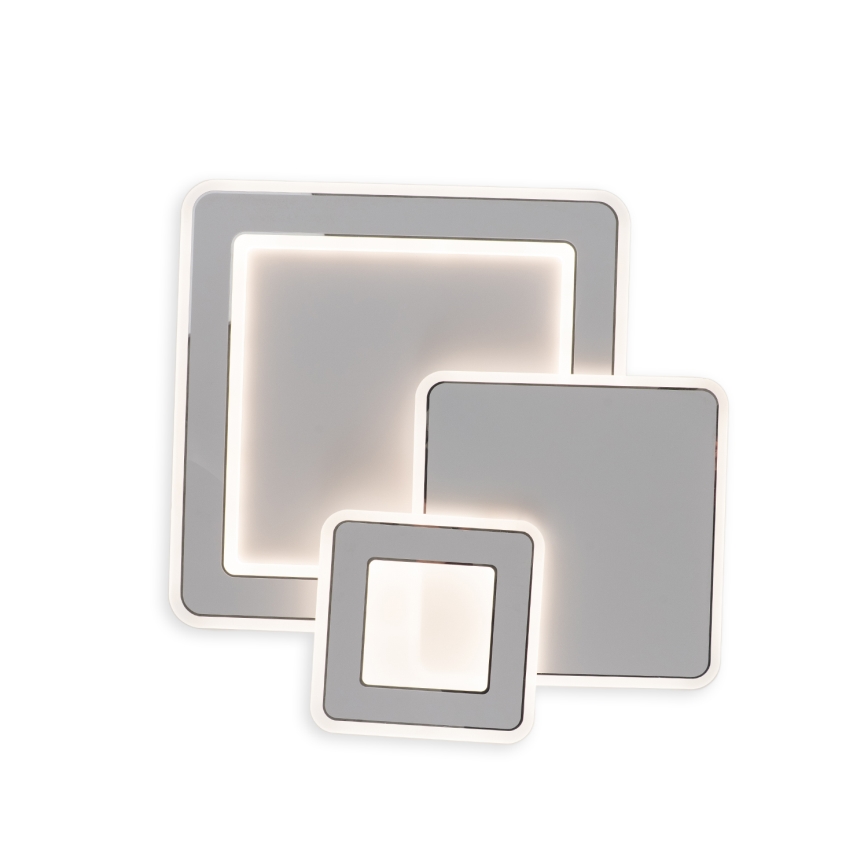 Brilagi - Dimmbare LED-Deckenleuchte MODERN LED/93W/230V 2700-6500K 48,5x48,5 cm + Fernbedienung