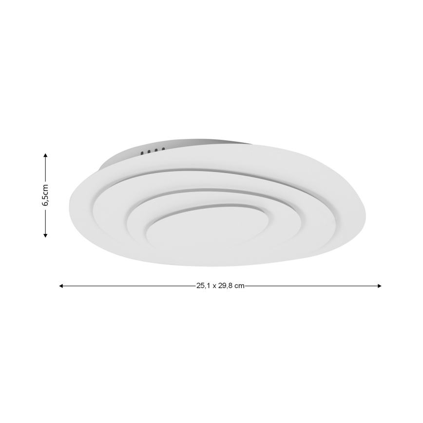 Brilagi - LED dimmbare Deckenleuchte MODERN MINI LED/28W/230V 3000-6000K 29,8x25,1 cm + Fernbedienung