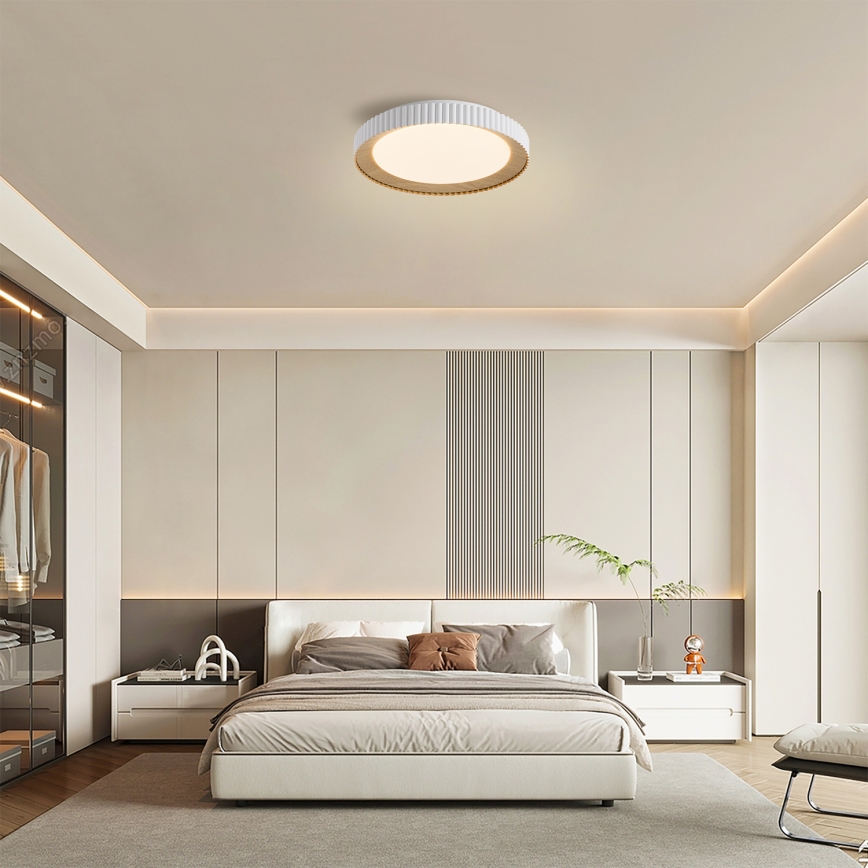 Brilagi - dimmbare LED-Deckenleuchte NEXO LED/48W/230V 3000-6000K weiß Ø 43 cm + Fernbedienung