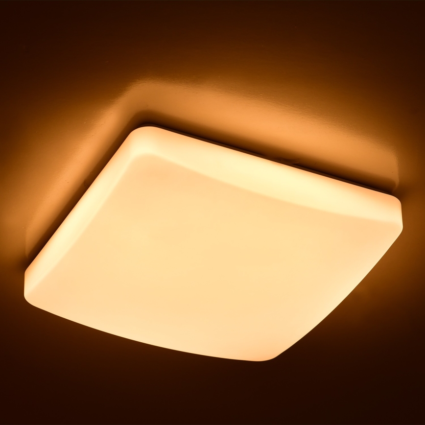 Brilagi - Dimmbare LED-Deckenleuchte OPAL LED/24W/230V 37,5x37,5 cm 3000/4000/6500K + Fernbedienung