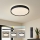 Brilagi - dimmbare LED-Deckenleuchte ORINO LED/54W/230V 3000-6000K schwarz Ø 43 cm + Fernbedienung