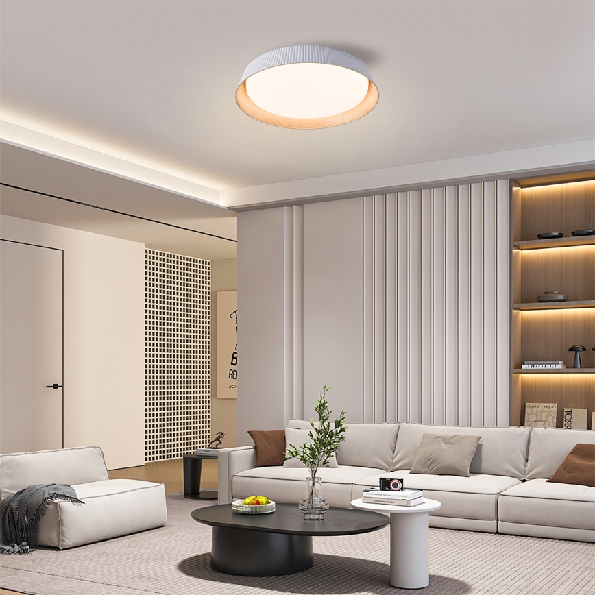 Brilagi - ORINO LED-Deckenleuchte, dimmbar, 54W/230V, 3000-6000K, weiß, Ø 43 cm + Fernbedienung