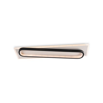 Brilagi - dimmbare LED-Deckenleuchte OUTLINE LED/52W/230V 3000-6000K 15x60 cm weiß/schwarz + Fernbedienung
