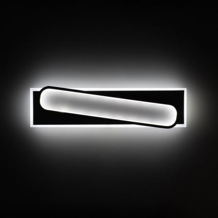 Brilagi - dimmbare LED-Deckenleuchte OUTLINE LED/52W/230V 3000-6000K 15x60 cm weiß/schwarz + Fernbedienung