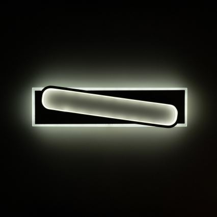 Brilagi - dimmbare LED-Deckenleuchte OUTLINE LED/52W/230V 3000-6000K 15x60 cm weiß/schwarz + Fernbedienung