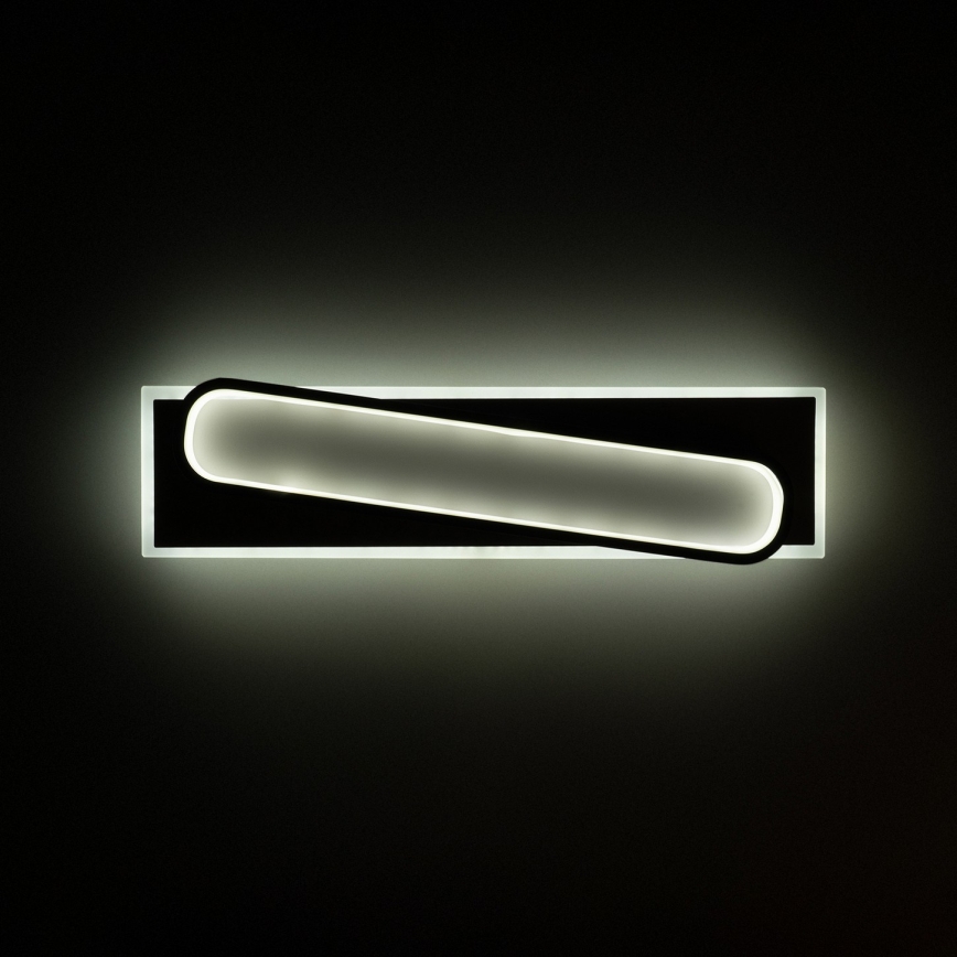 Brilagi - dimmbare LED-Deckenleuchte OUTLINE LED/52W/230V 3000-6000K 15x60 cm weiß/schwarz + Fernbedienung