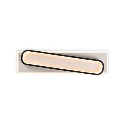 Brilagi - dimmbare LED-Deckenleuchte OUTLINE LED/52W/230V 3000-6000K 15x60 cm weiß/schwarz + Fernbedienung
