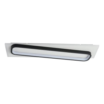 Brilagi - dimmbare LED-Deckenleuchte OUTLINE LED/52W/230V 3000-6000K 15x60 cm weiß/schwarz + Fernbedienung
