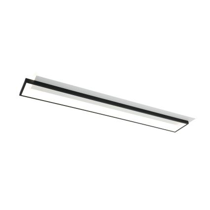 Brilagi - LED dimmbare Deckenleuchte OUTLINE LED/90W/230V 3000-6000K 18x100 cm weiß/schwarz + Fernbedienung