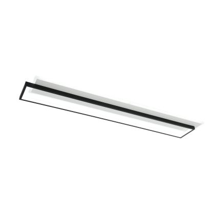 Brilagi - LED dimmbare Deckenleuchte OUTLINE LED/90W/230V 3000-6000K 18x100 cm weiß/schwarz + Fernbedienung