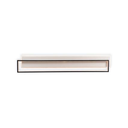 Brilagi - LED dimmbare Deckenleuchte OUTLINE LED/90W/230V 3000-6000K 18x100 cm weiß/schwarz + Fernbedienung