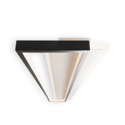 Brilagi - LED dimmbare Deckenleuchte OUTLINE LED/90W/230V 3000-6000K 18x100 cm weiß/schwarz + Fernbedienung