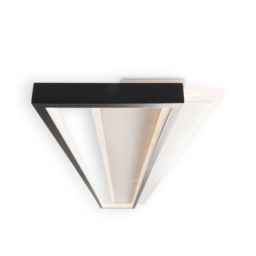 Brilagi - LED dimmbare Deckenleuchte OUTLINE LED/90W/230V 3000-6000K 18x100 cm weiß/schwarz + Fernbedienung
