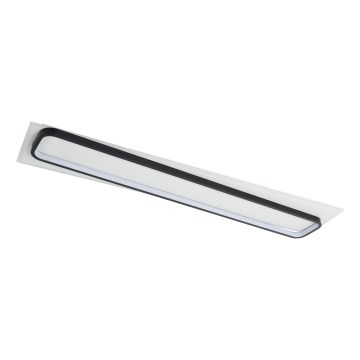 Brilagi - Dimmbare LED-Deckenleuchte OUTLINE LED/90W/230V 3000-6000K 18x100 cm weiß/schwarz + Fernbedienung